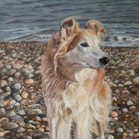 Pastel portrait of Max